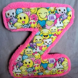 Justice Letter "Z" Emoji pillow